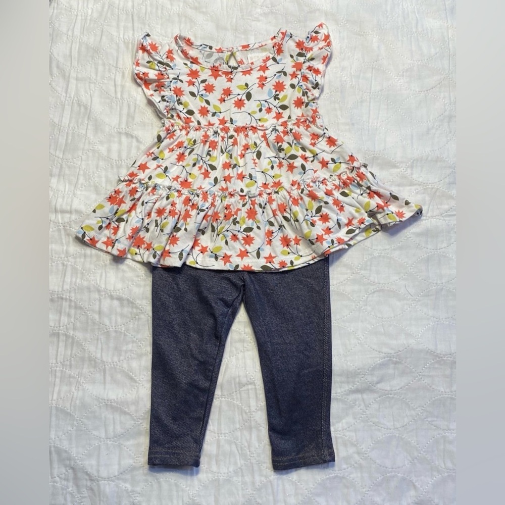 BCBGirls Multicolor Top and Pants 2 Piece Outfit | Size 4T